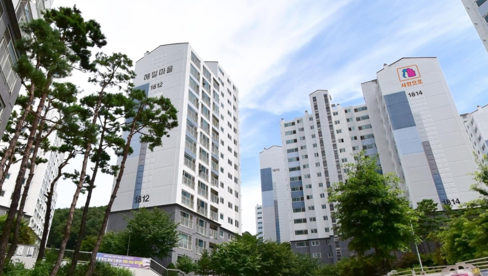 진접 사랑으로 부영 단지 전경.