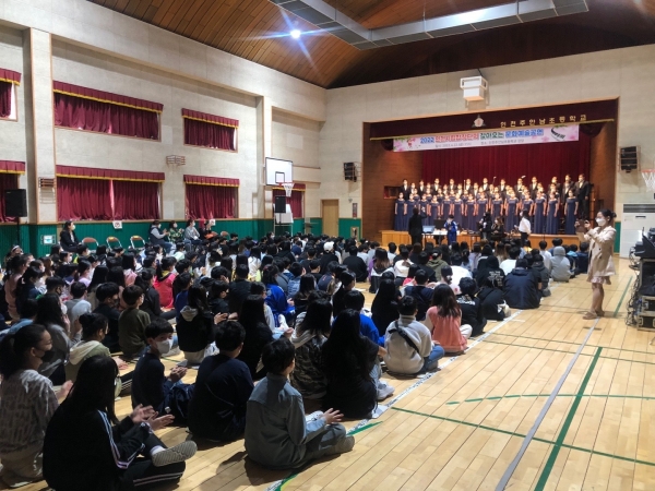 ▲ 인천시립예술단, 찾아가는 공연 사진./사진제공=인천문화예술회관