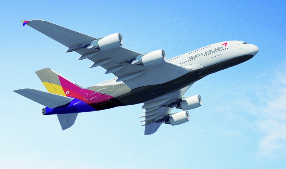 ▲아시아나항공 A380