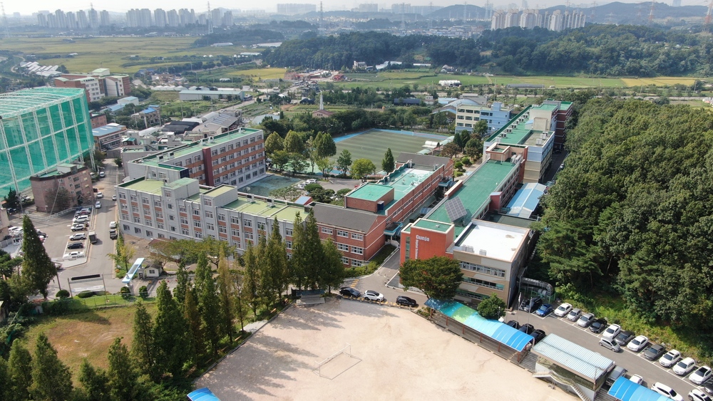 ▲ 군자디지털과학고등학교 전경