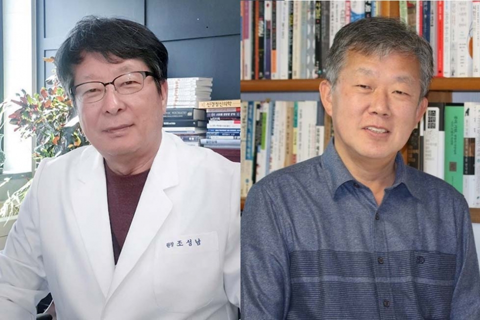 ▲ (왼쪽부터) 조성남 국립법무병원장, 박병상 인천도시생태·환경연구소장.