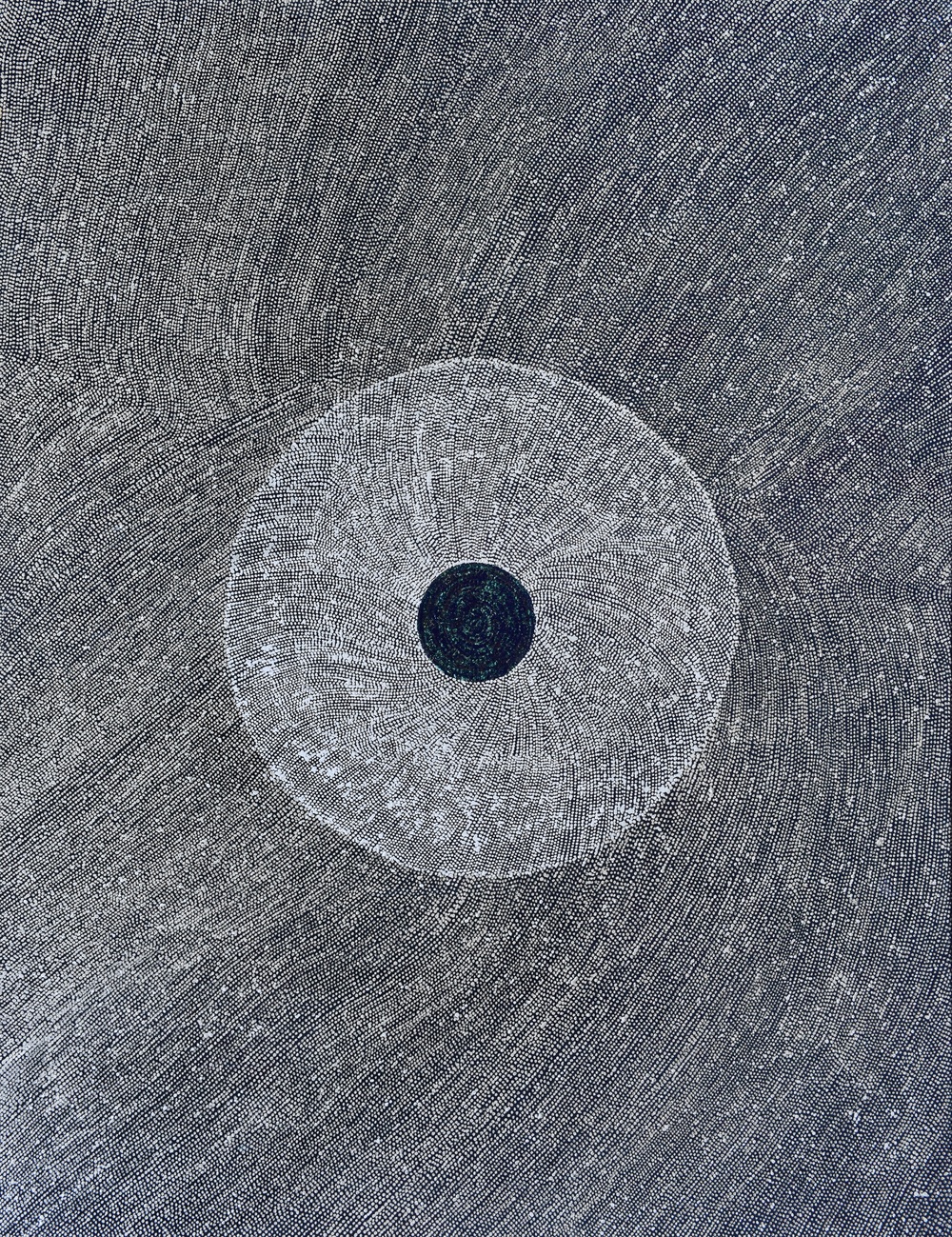 ▲ 김동희, 'Blossoming Dots',116.7×91.0㎝, pigment on canvas, 2023 /이미지제공=갤러리 스페이스 앤