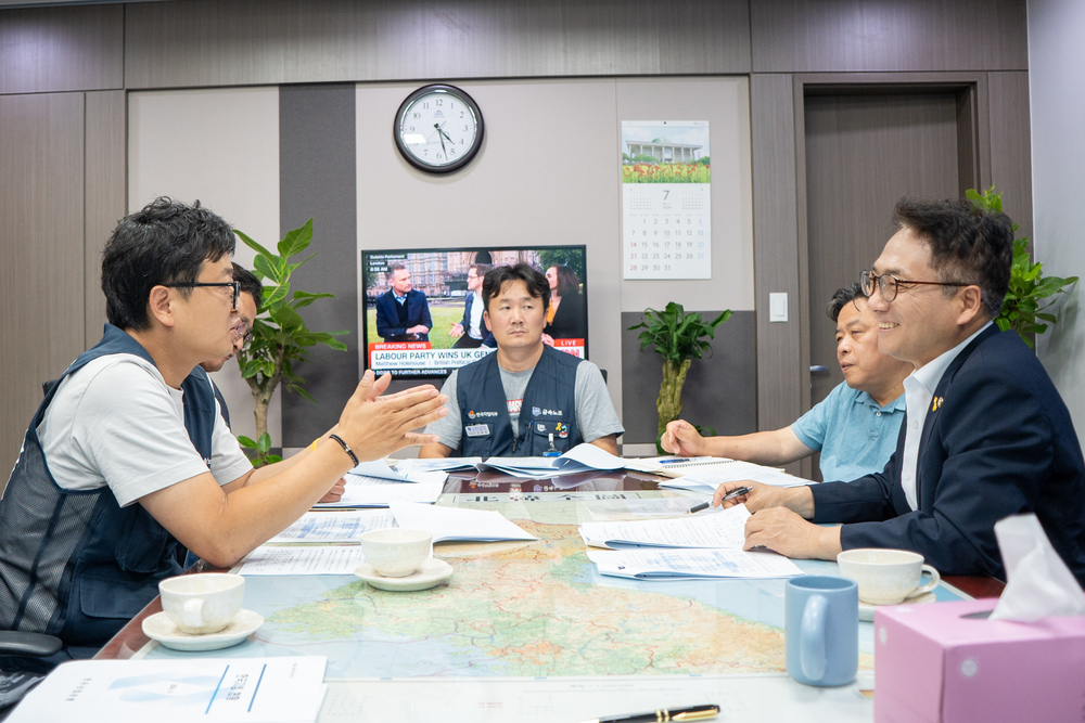 박선원, 한국지엠 문제 해결 위해 노동조합 지도부와 현안 논의