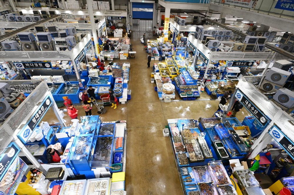 ▲ 수원시 농수산물도매시장 수산동 전경/사진제공=수원시