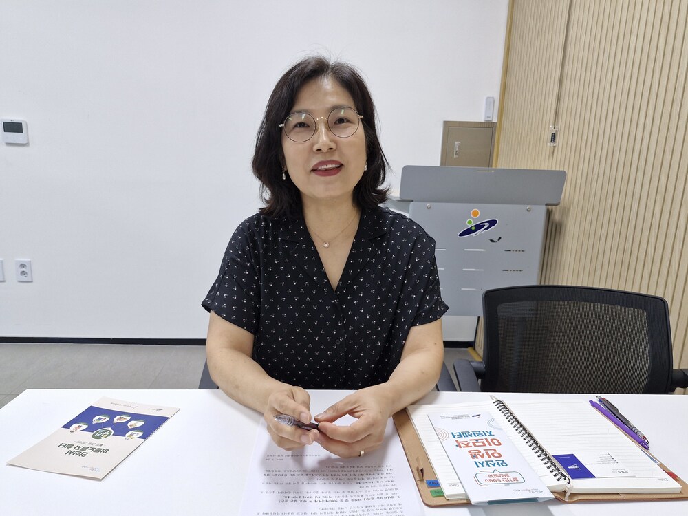 ▲ 안산시 인생이모작지원센터 이숙경 실장.