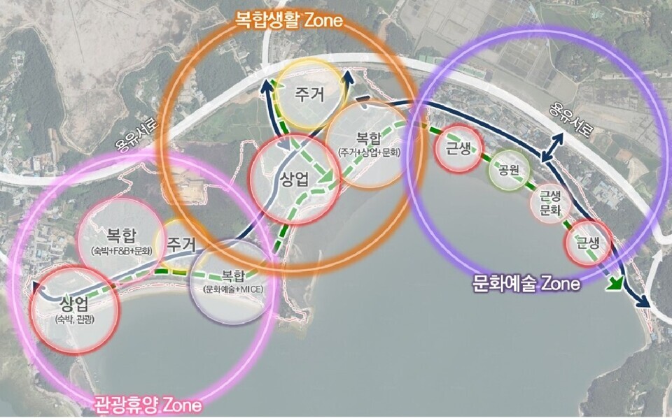 ▲ 인천도시공사가 구상하고 있는 용구지구 도시개발사업 구상도./출처= 인천도시공사