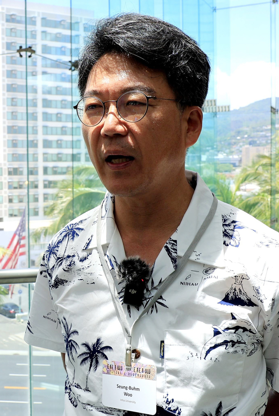 ▲ 우승범 인하대 교수 겸 경기·인천씨그랜트 센터장. /이재민 기자 leejm@incheonilbo.com