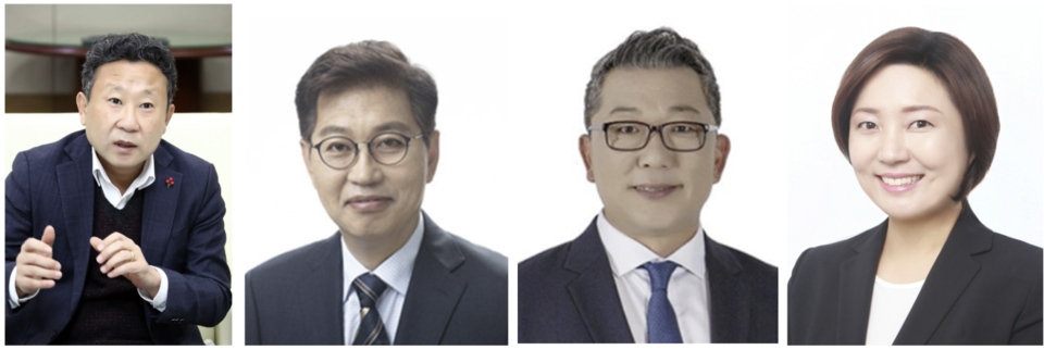 ▲ (왼쪽부터) 장정민 전 옹진군수, 김규성 옹진군의원, 김택선 옹진군의원, 방지현 전 옹진군 부의장. / 인천일보DB
