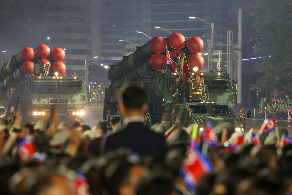 ▲ 지난 10일 북한이 노동당 창건 80주년을 맞아 개최한 열병식. /연합뉴스