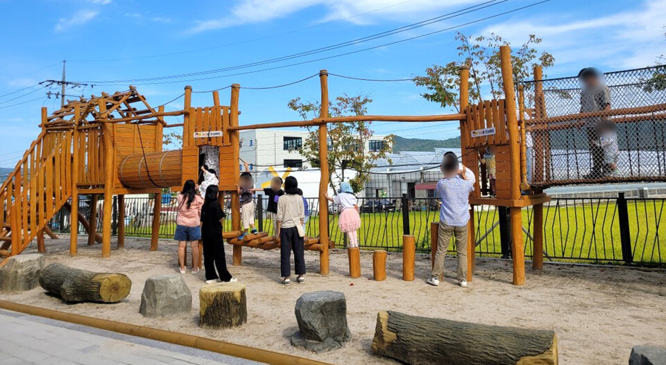 ▲ 경기도 남양주시 고읍남로에 위치한 경기도교육청북부유아체험교육원 모습. 실외 놀이 시설.  /사진제공=경기도교육청북부유아체험교육원