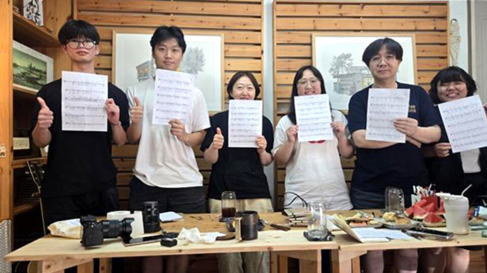 ▲ 창작집단도르리  ' 나의 노래시 만들기'