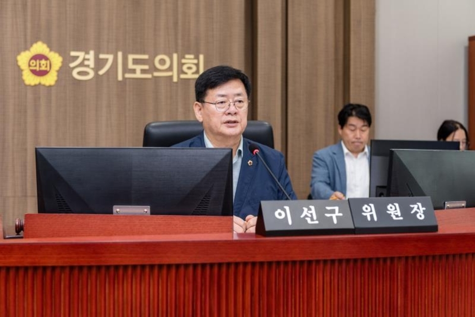 ▲ 이선구 보건복지위원장 모습./사진제공=경기도의회