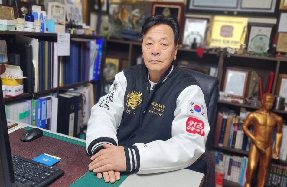 ▲ 정계훈 유네스코 무형문화재 제76호 택견 국가이수자.