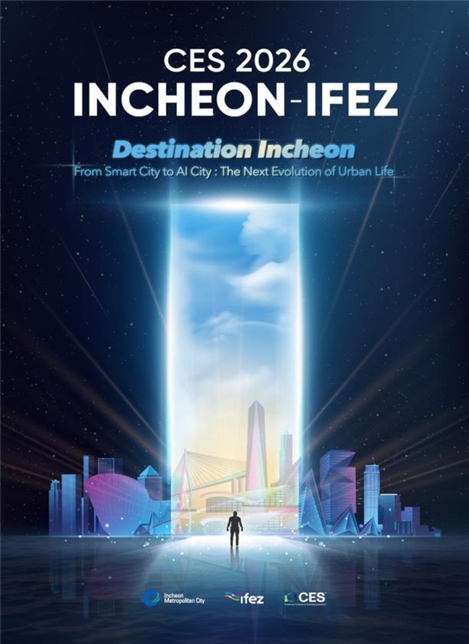 ▲ CES 2026 INCHEON-IFEZ 포스터./제공=인천경제자유구역청