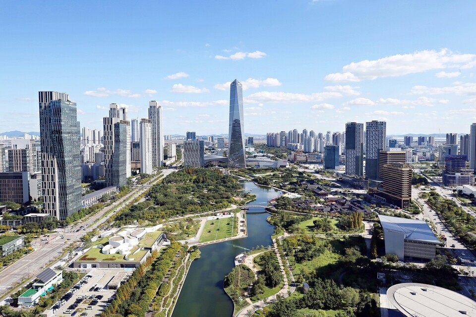▲ 인천 송도국제도시 전경. /사진제공=인천시