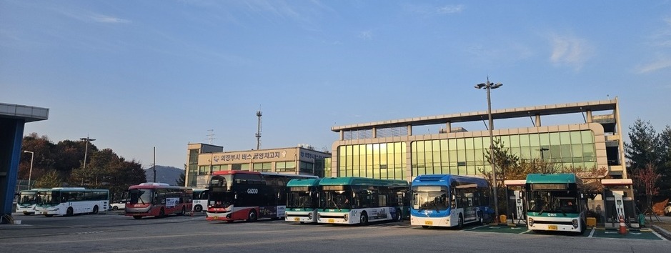 ▲ 의정부시 낙양동 690-4 의정부시버스공영주차장 모습.