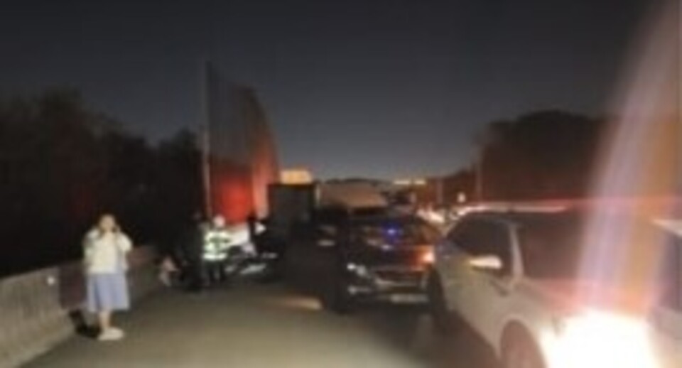 ▲ 14일 서울문산고속도로 고양TG 문산 방향 도로에서 8중 추돌 사고가 발생했다./사진제공=북부소방재난본부