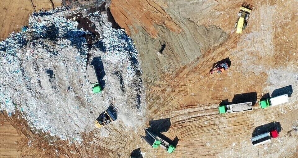 ▲ 수도권매립지 3-1매립지에서 폐기물이 매립되고 있다. /인천일보DB