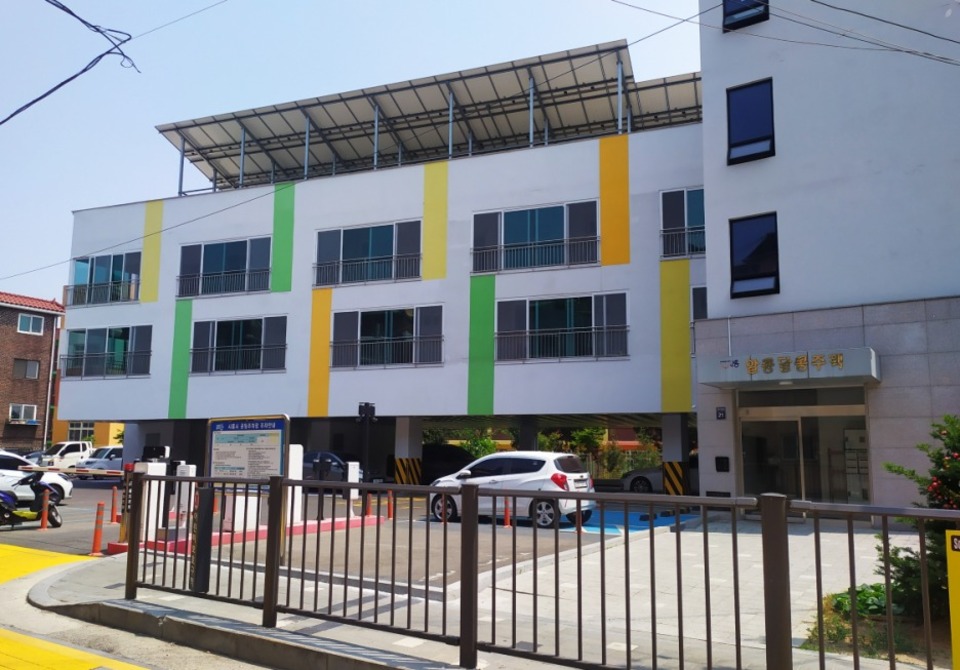 ▲ 도시재생 사업으로 지어진 시흥시 알콩달콩주택 전경.